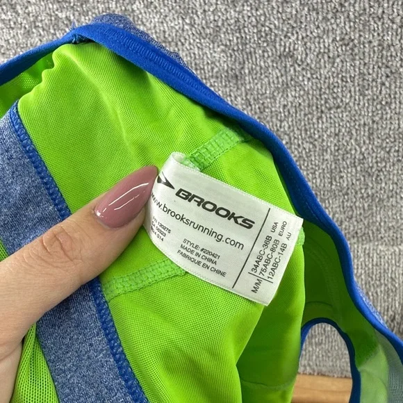 Brooks Moving Comfort Rebound Racer Sports Bra Racerback M Athletic Active - Picture 6 of 6